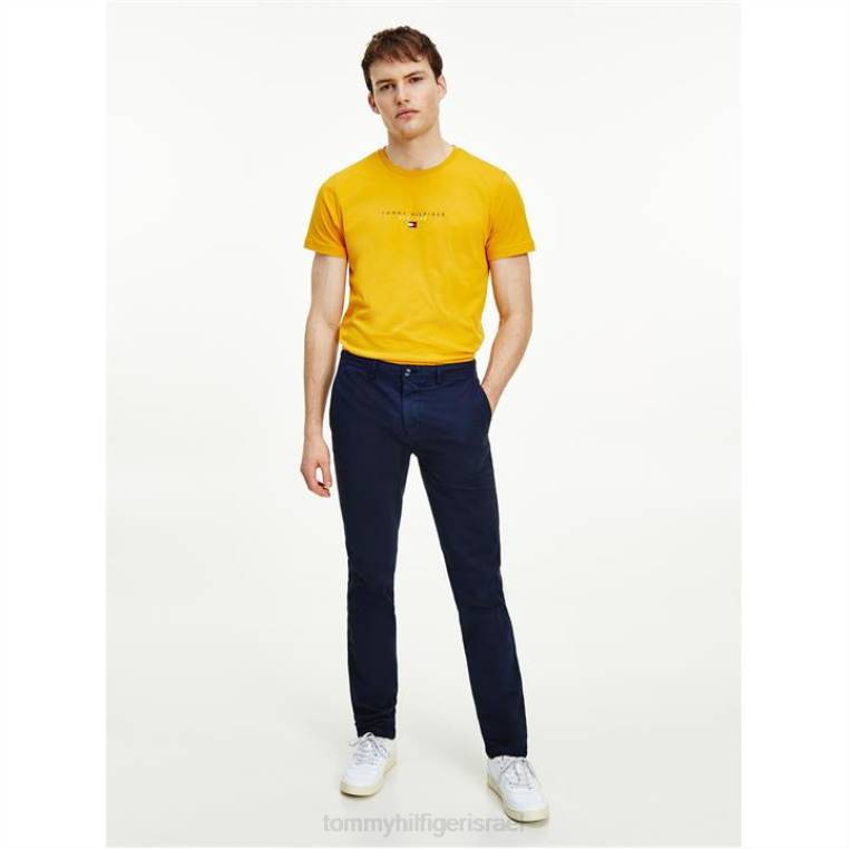 מכנסיים במבנה bleeker NX2019584 שמי מדבר dw5 Tommy Hilfiger