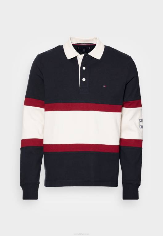 מגשר רוגבי blockstripe NX205203 שמיים מדבריים/רב Tommy Hilfiger