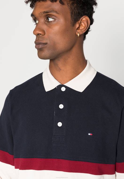 מגשר רוגבי blockstripe NX205203 שמיים מדבריים/רב Tommy Hilfiger