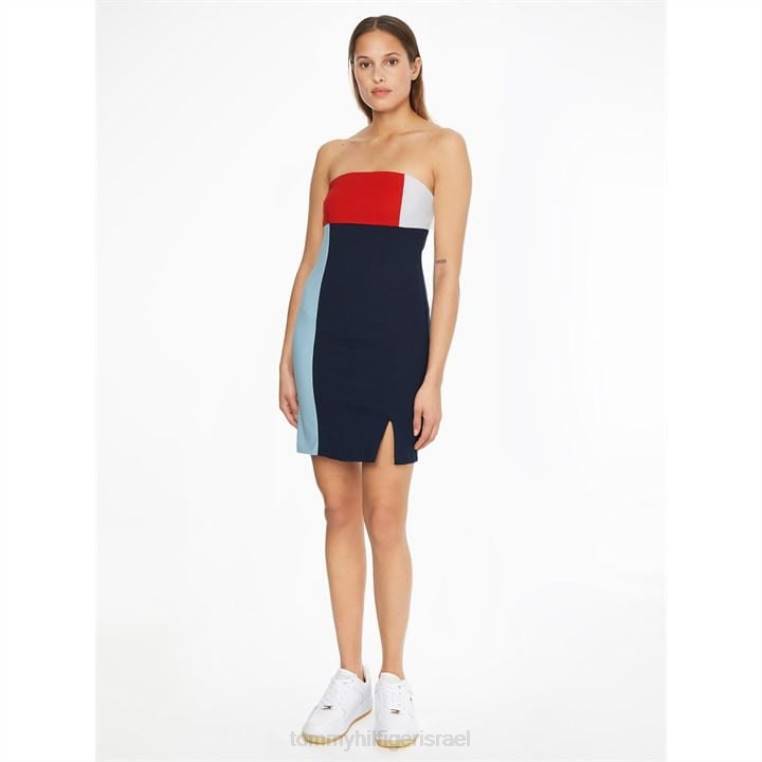 שמלת bodycon בלוק ארכיון NX2020989 דמדומים c87 Tommy Hilfiger