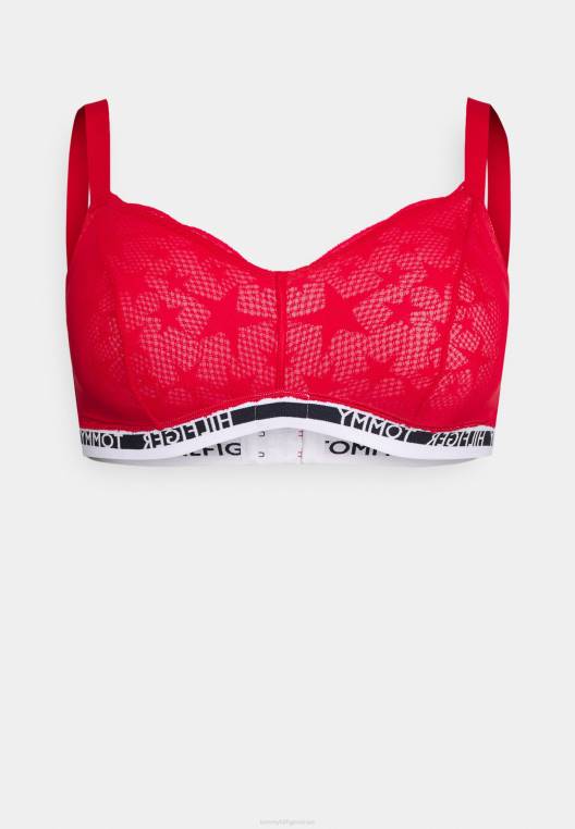 משולש חזייה עקומה bustier NX206793 אדום ראשוני Tommy Hilfiger