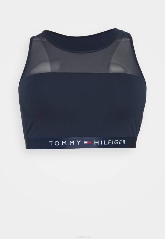 bustier עקומת ברלט NX206932 בלייזר נייבי Tommy Hilfiger