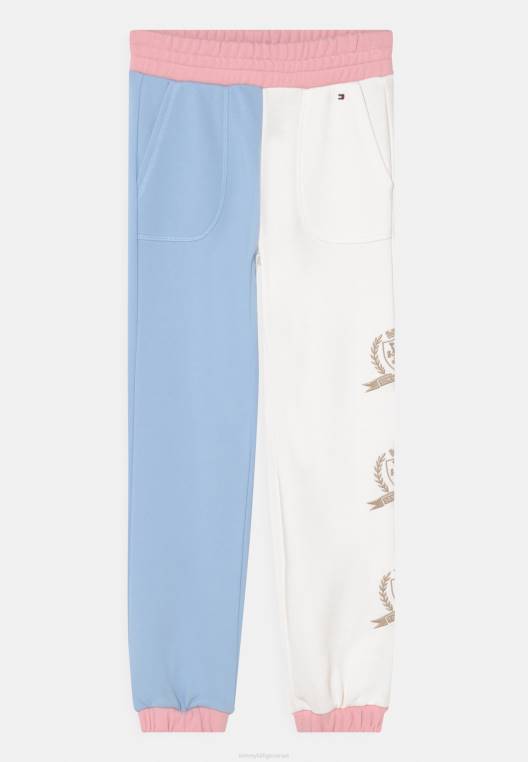 אייקון חליפת אימונית colorblock תחתון לבן עתיק NX206378 לבן עתיק Tommy Hilfiger