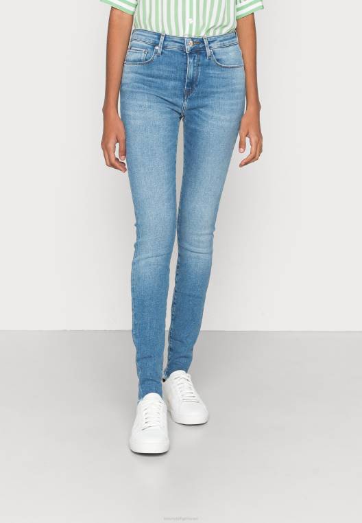 como a babe jeans skinny fit NX207341 ג'ינס כחול Tommy Hilfiger