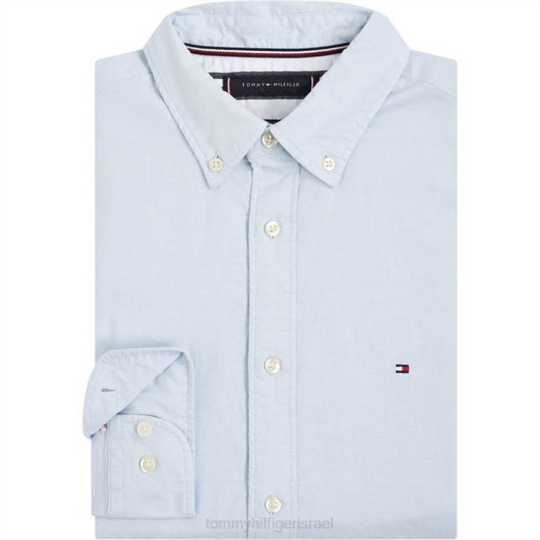 חולצת core 1985 flex אוקספורד rf NX2019848 כחול c1s Tommy Hilfiger