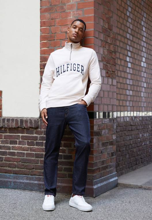 core bleecker slim fit ג'ינס NX204683 איווה כחול שחור Tommy Hilfiger