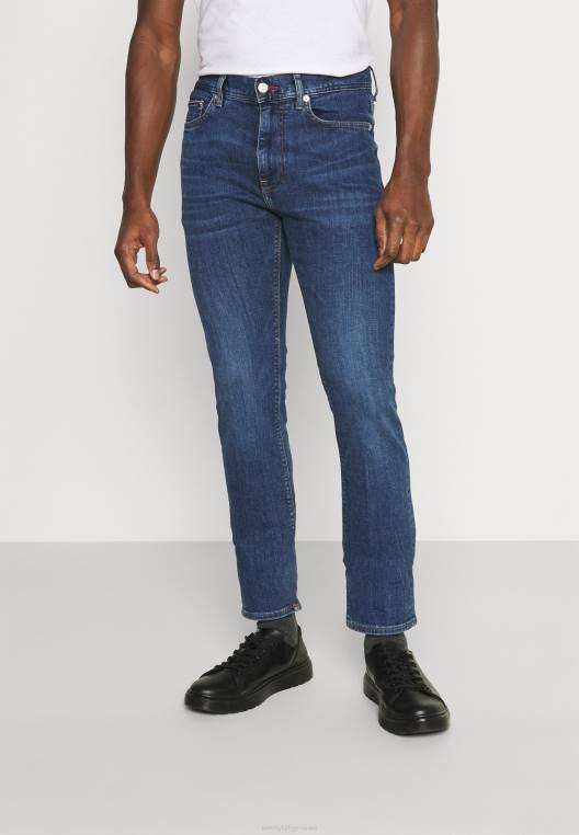core bleecker slim fit ג'ינס NX204846 אורגון אינדיגו Tommy Hilfiger