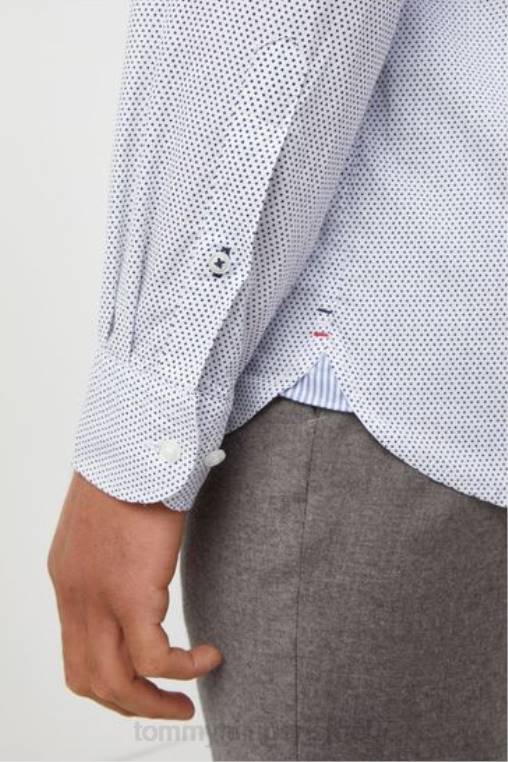 חולצה מודפסת core flex NX203172 לבן Tommy Hilfiger