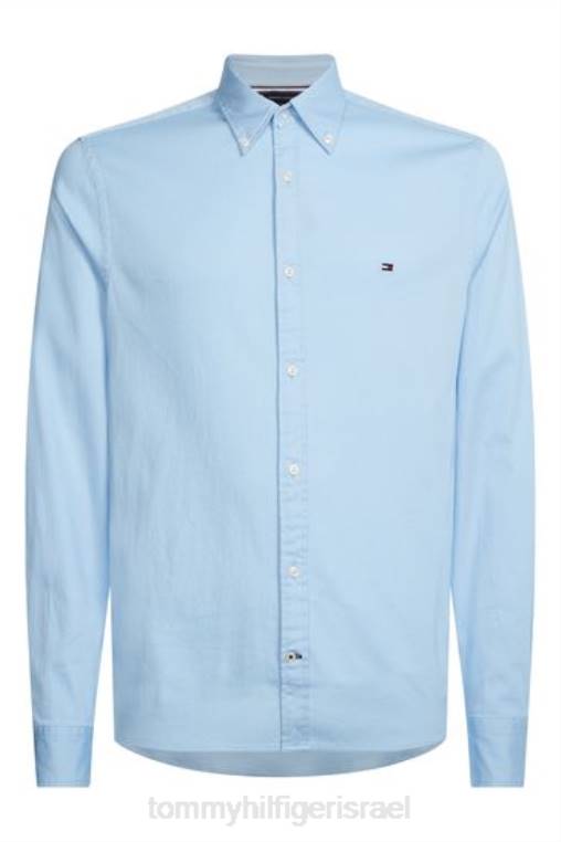 חולצת core flex dobby slim fit NX203660 כְּחוֹל Tommy Hilfiger