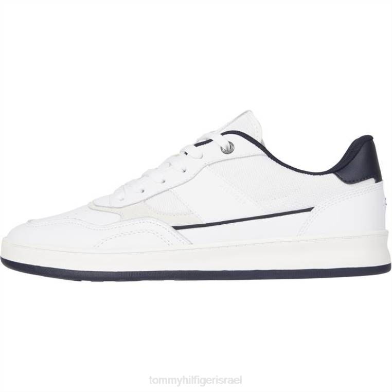 נעלי רטרו מגרש מיקס cupsole NX2019851 לבן ybr Tommy Hilfiger