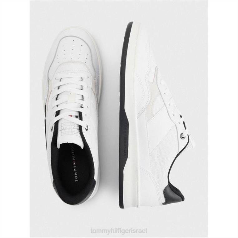 נעלי רטרו מגרש מיקס cupsole NX2019851 לבן ybr Tommy Hilfiger