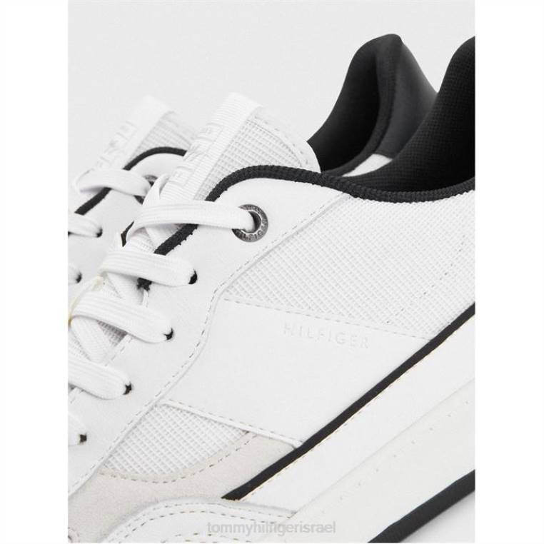 נעלי רטרו מגרש מיקס cupsole NX2019851 לבן ybr Tommy Hilfiger