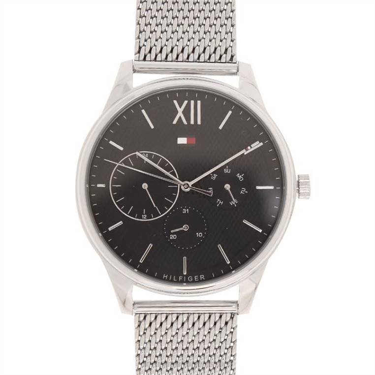 שעון damon 1791415 NX2020133 כסף שחור Tommy Hilfiger