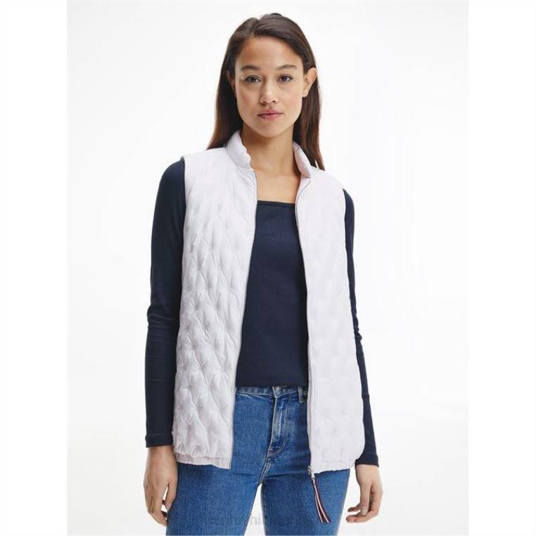 נקודה embro lw אפוד למטה NX2020438 לבן ycf Tommy Hilfiger