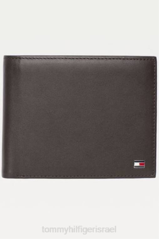 כרטיס אשראי וארנק מטבעות של eton NX203216 חום Tommy Hilfiger