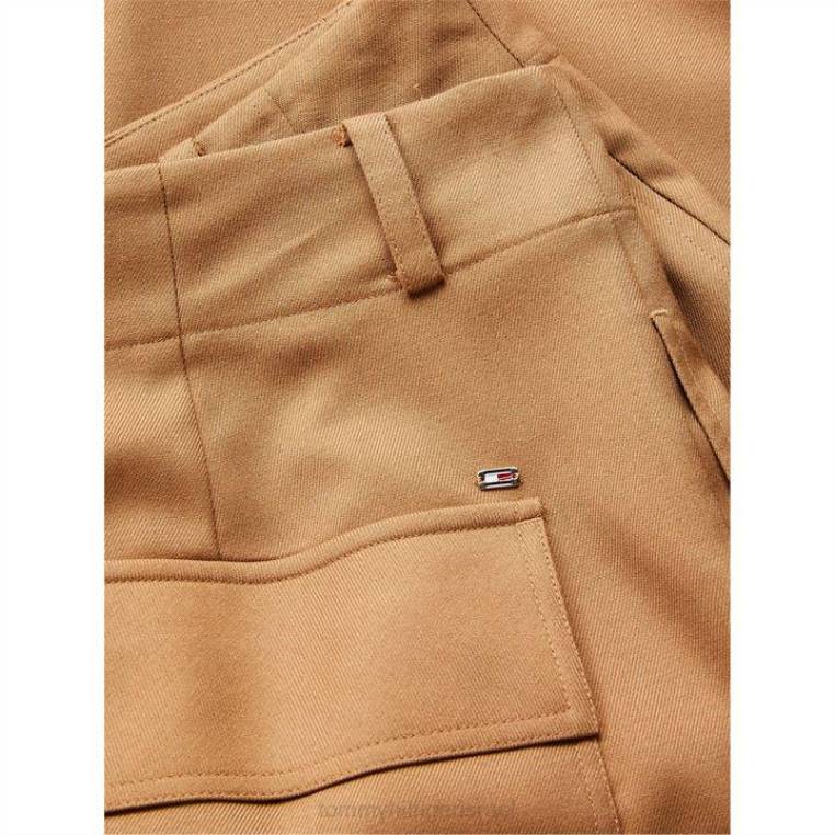 מכנסי ג'וגינג רחבים flex NX2020883 gw8 cou חאקי Tommy Hilfiger