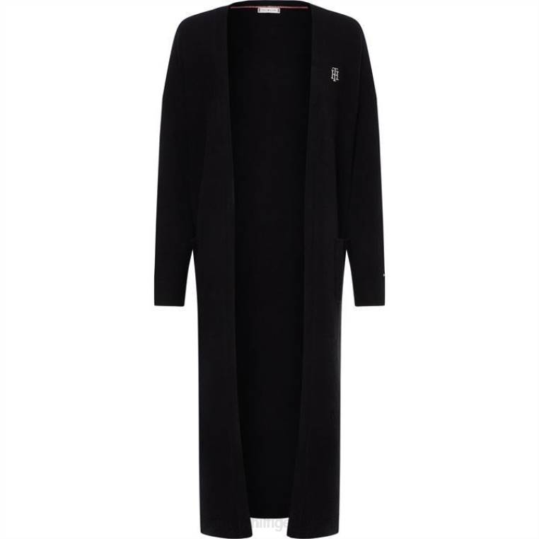 קרדיגן flex midi NX2019835 שָׁחוֹר Tommy Hilfiger