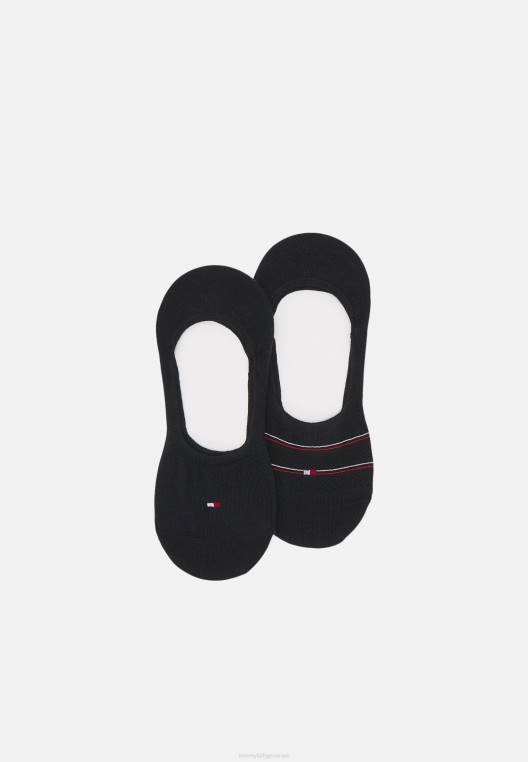 footie preppy גרבי מאמן 2 מארז NX206773 שָׁחוֹר Tommy Hilfiger