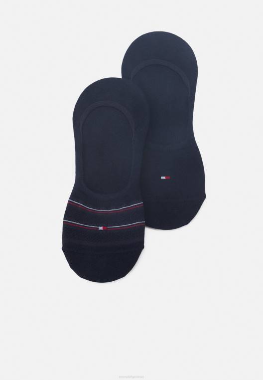 footie preppy גרבי מאמן 2 מארז NX206944 חיל הים Tommy Hilfiger