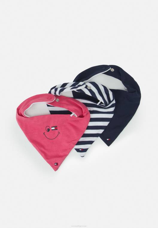 חבילת מתנה לתינוק ביבדן 3 חבילות למיניהם NX205902 אבטיח עמוק Tommy Hilfiger