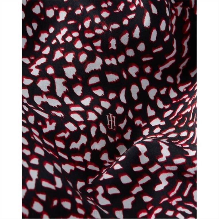 טומי fthr pnt חולצה NX2020966 הדפס נוצות Tommy Hilfiger