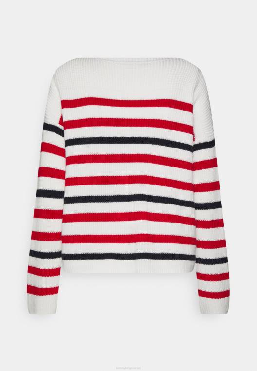 סוודר סוודר hayana NX207284 אקרו/שמי מדבר/אדום ראשוני Tommy Hilfiger