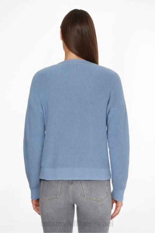 קרדיגן hayana צווארון V NX203518 כְּחוֹל Tommy Hilfiger