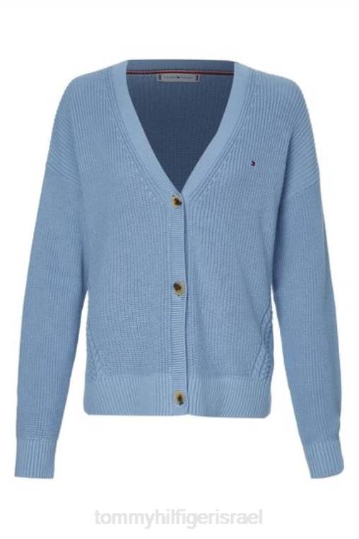 קרדיגן hayana צווארון V NX203518 כְּחוֹל Tommy Hilfiger