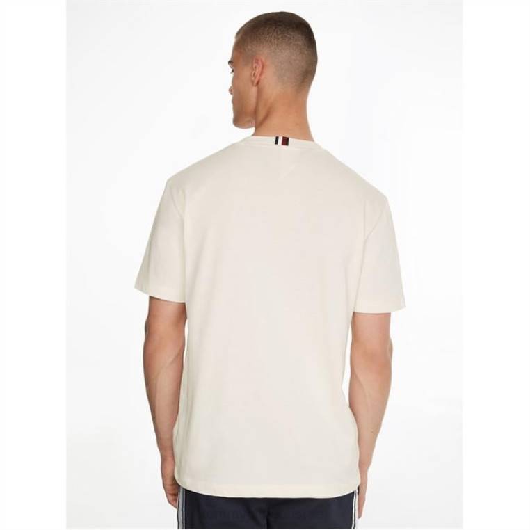 טי קז'ואל של hilfiger arch NX2020289 שנהב יבי Tommy Hilfiger