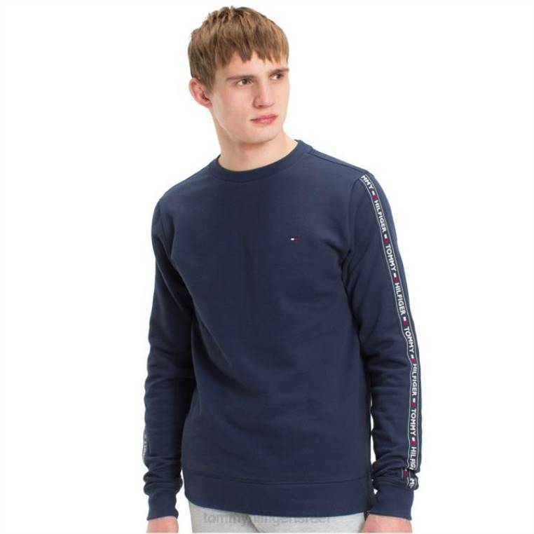 סווטשירט hwk tape NX2019840 בלייזר נייבי Tommy Hilfiger