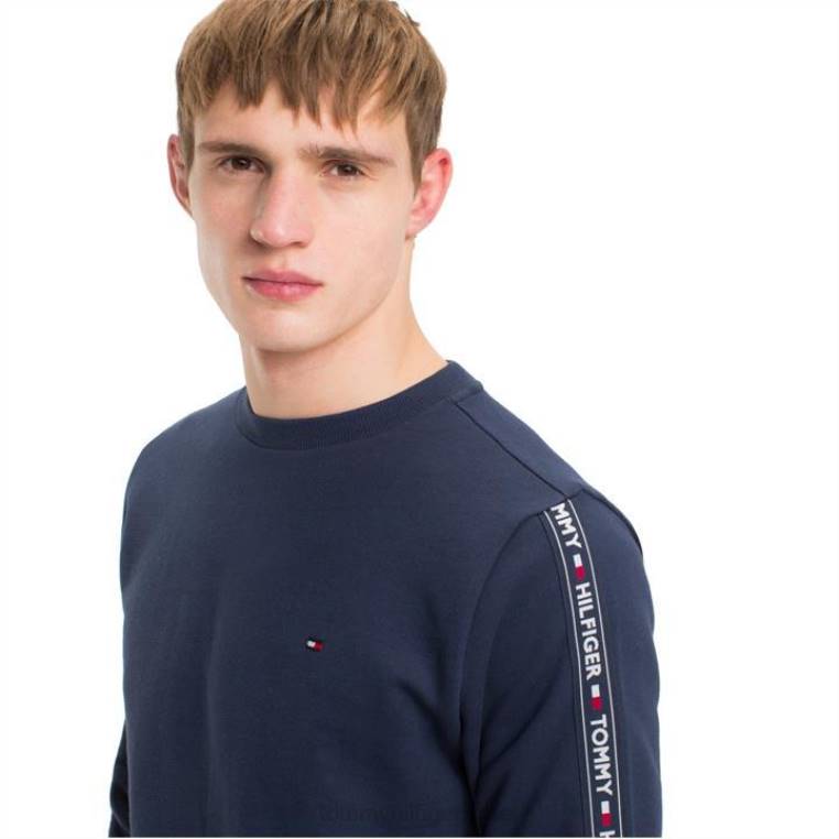 סווטשירט hwk tape NX2019840 בלייזר נייבי Tommy Hilfiger