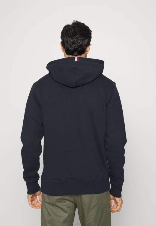 סווטשירט קפוצ'ון icon crest NX208207 שמיים מדבריים Tommy Hilfiger