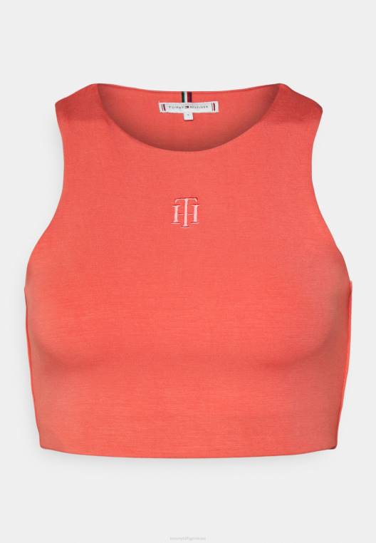 עליונית חזיית interlock NX207549 אלמוג קריסטל Tommy Hilfiger