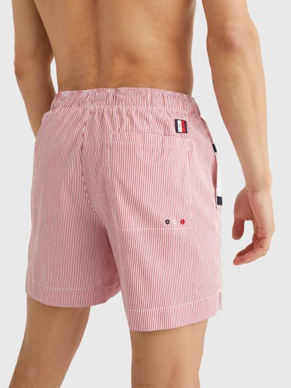 מכנסי ים קצרים עם פס ithaca NX201461 פס אדום הילפיגר Tommy Hilfiger