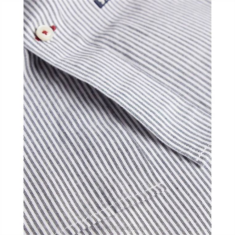 חולצת פסים של ithaca NX2020227 איריס נייבי/לבן Tommy Hilfiger