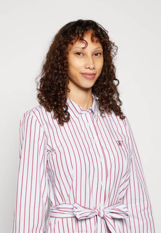 שמלת חולצת midi שמלת חולצה NX204430 פרי יוקרתי/רויאל Tommy Hilfiger