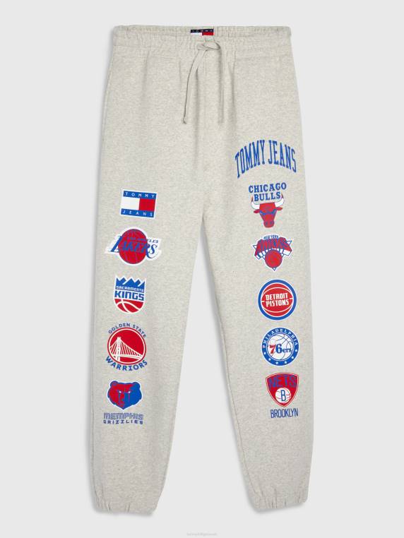 ג'ינס ו-nba רגועים לצוות NX201081 אברש אפור Tommy Hilfiger