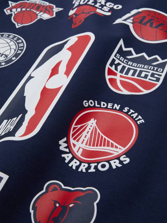 סווטשירט קבוצתי רגוע של ג'ינס ו-nba NX202228 דמדומים נייבי/שיק Tommy Hilfiger