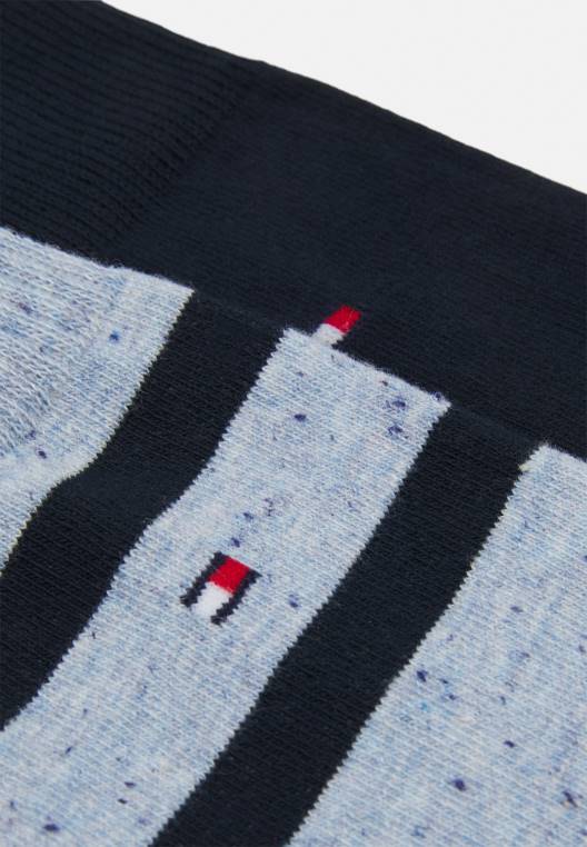 גרב עונתי לגברים neppie סטריפ גרביים 2 חבילות NX207164 כחול בהיר Tommy Hilfiger