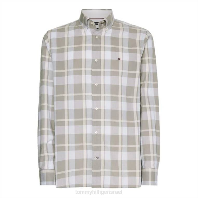 חולצת rf משולבת NX2020967 סטלינג אפור 0 וג Tommy Hilfiger