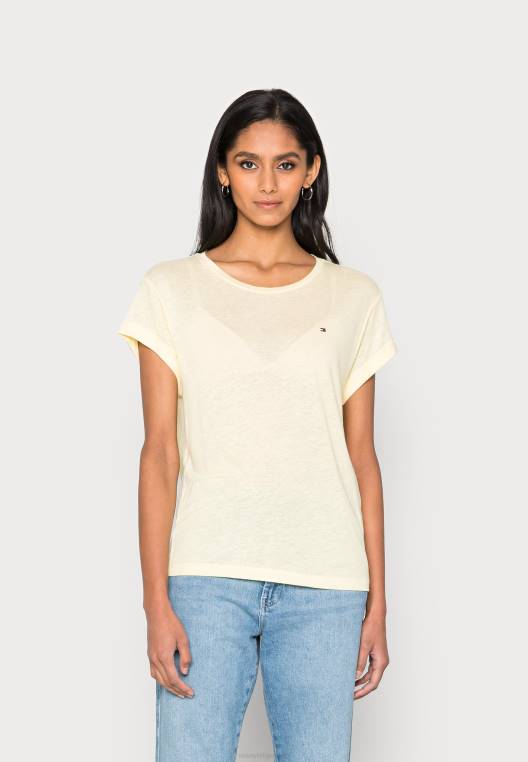 חולצת טריקו בהדפס rlx c-nk ss NX204666 טוויסט לימון Tommy Hilfiger