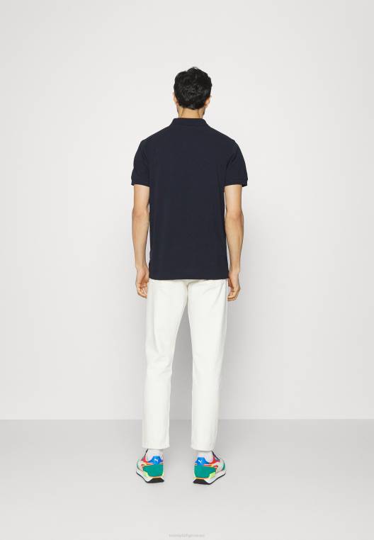 חולצת פולו רגילה עם לוגו roundall corp NX207664 שמיים מדבריים Tommy Hilfiger