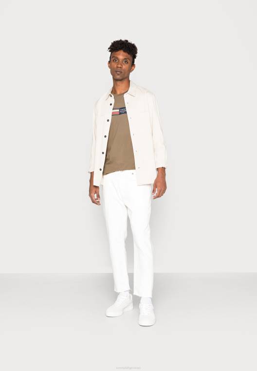 חולצת טי גרפית של rwb corp בהדפס טי NX204569 צבאי דהוי Tommy Hilfiger