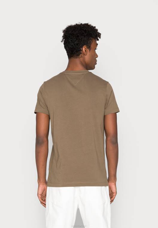 חולצת טי גרפית של rwb corp בהדפס טי NX204569 צבאי דהוי Tommy Hilfiger