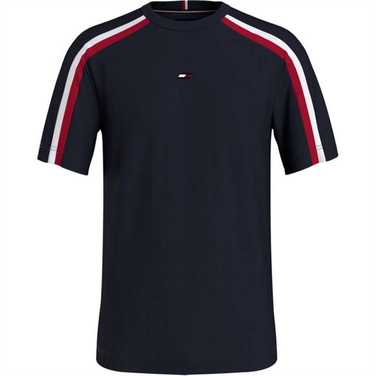 חולצה גלובלית סטרייפ s/s NX2020362 שמיים מדבריים Tommy Hilfiger