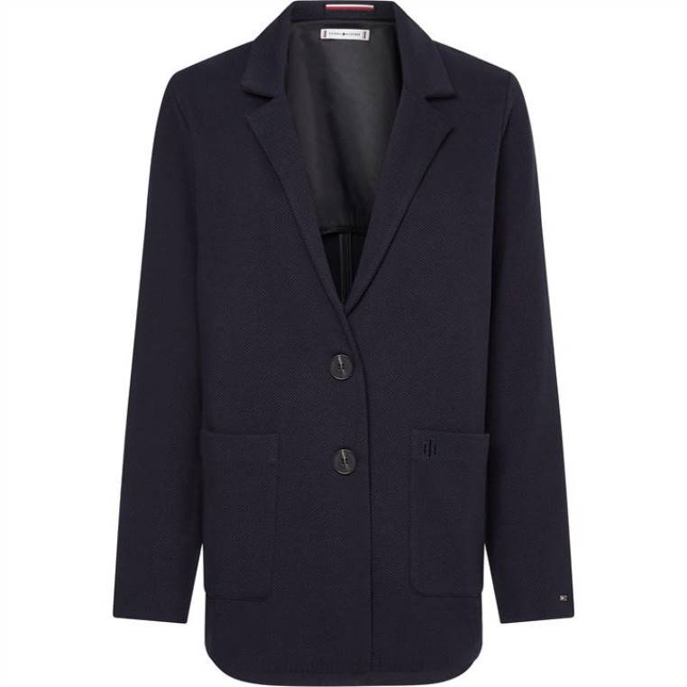 בלייזר sb רגוע בעל מרקם NX2019836 מדבר dw5 Tommy Hilfiger