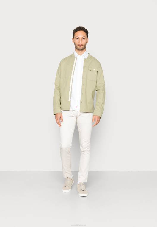 חולצת sf מוצקה NX205371 לבן Tommy Hilfiger