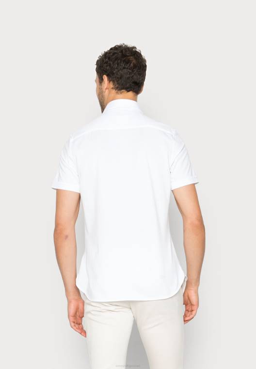 חולצת sf מוצקה NX205371 לבן Tommy Hilfiger