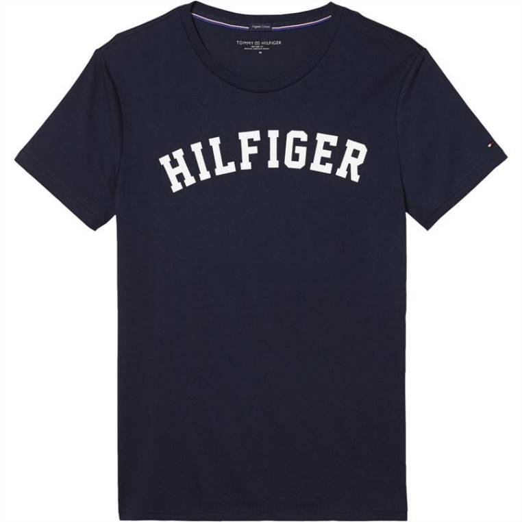 לוגו ss tee NX2019724 כְּחוֹל Tommy Hilfiger