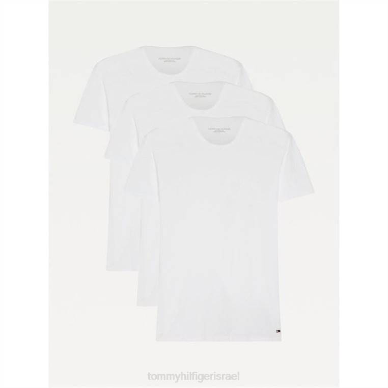 stretch vn tee ss 3pack NX2019934 לבן Tommy Hilfiger